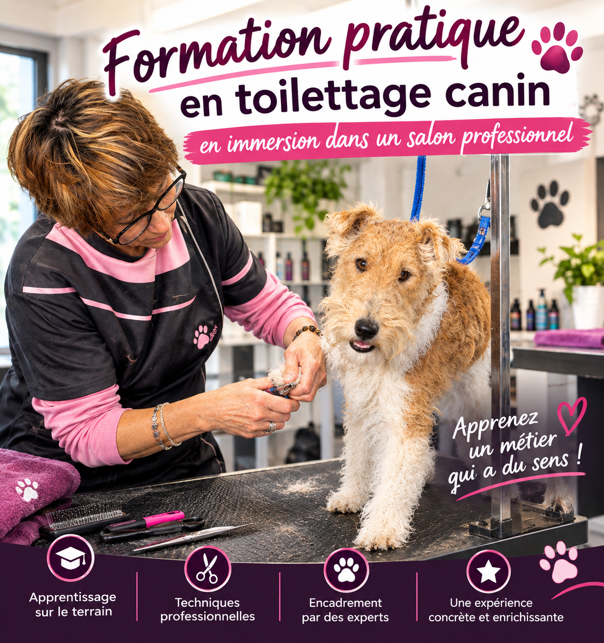 FORMATION PROFESSIONNEL EN UN TOUR DE PATTES